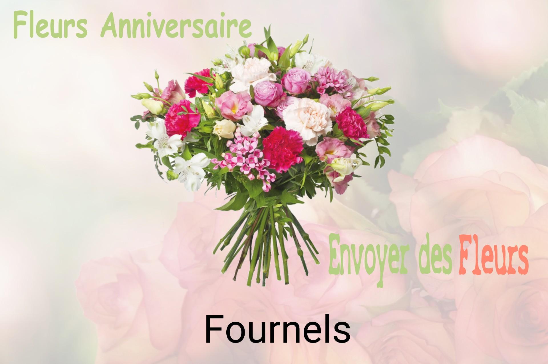 Bouquet de fleurs d’anniversaire livré à Fournels